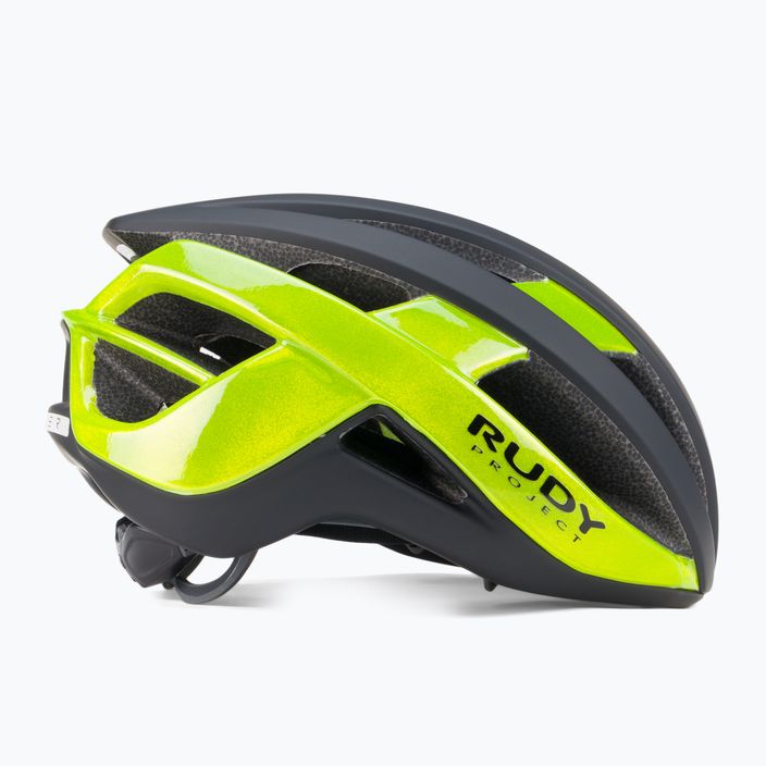 Rudy Project Venger Reflective Road casco da bici giallo opaco lucido 3