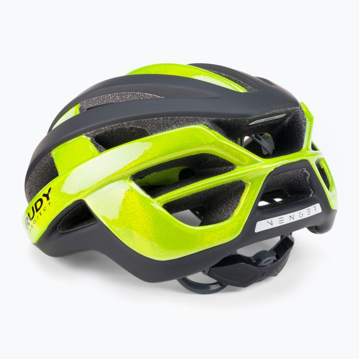 Rudy Project Venger Reflective Road casco da bici giallo opaco lucido 4
