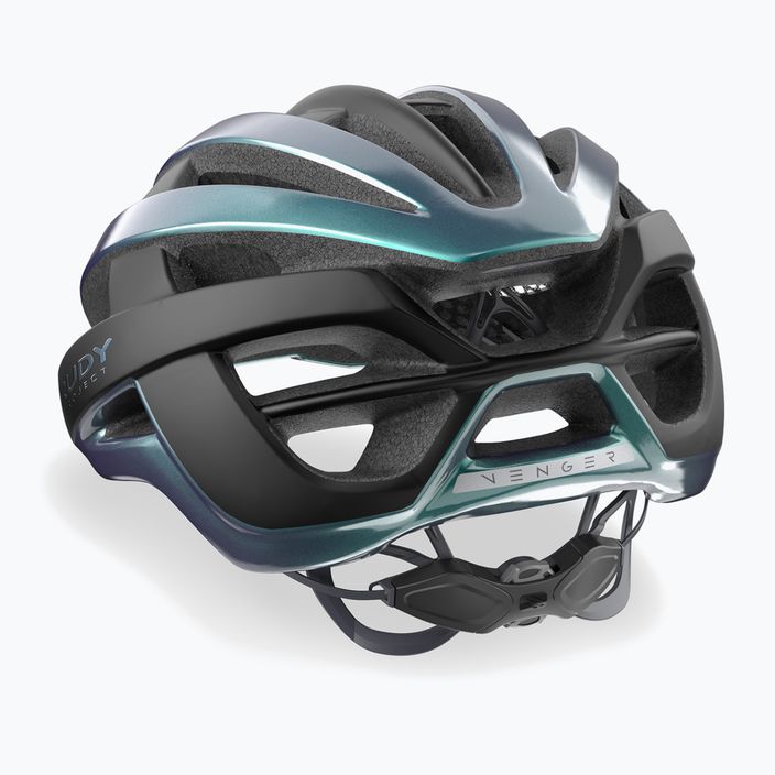 Rudy Project Venger Road casco da bici blu iridescente lucido 6