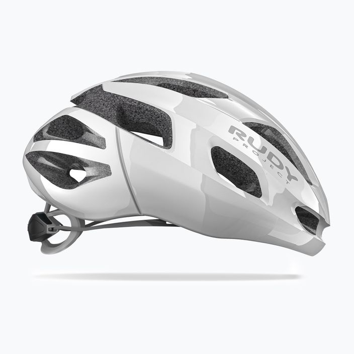 Rudy Project Strym Z casco da bici bianco lucido 4