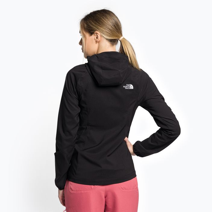 Giacca softshell da donna The North Face Nimble Hoodie nero 4