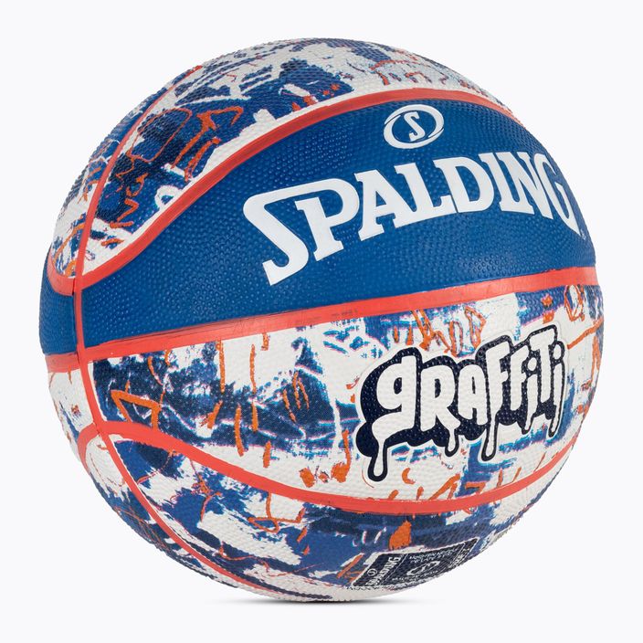 Spalding Graffiti basket blu/rosso taglia 7 2