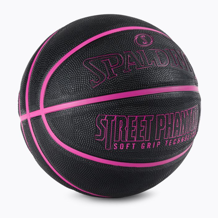 Spalding Phantom basket nero/rosa taglia 7 2