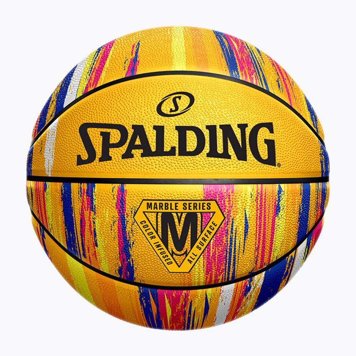 Spalding Marble basket giallo taglia 7 4