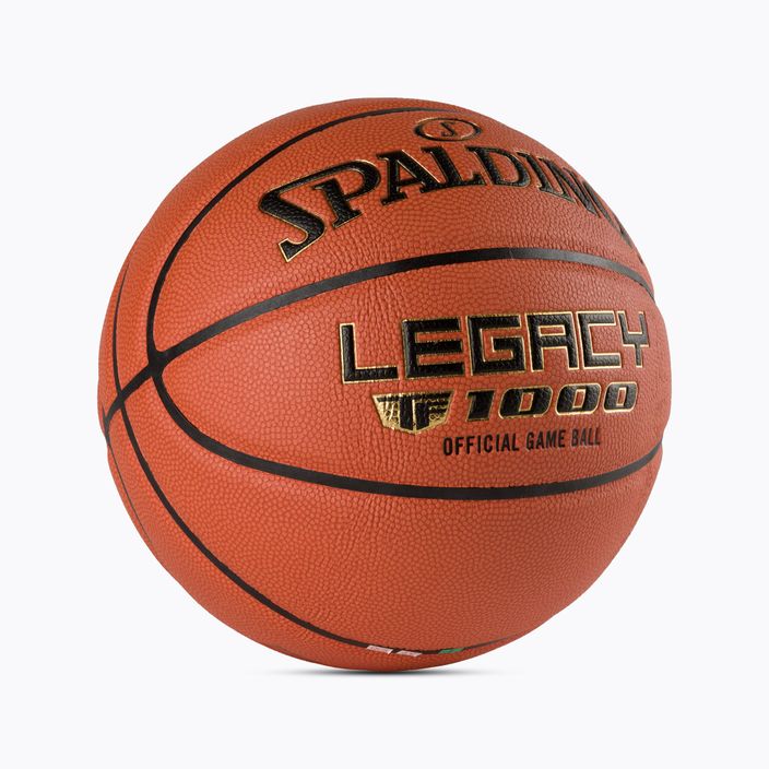 Spalding TF-1000 Legacy Logo FIBA basket arancione taglia 7 2