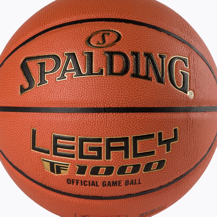 Spalding TF-1000 Legacy Logo FIBA basket arancione taglia 7 3