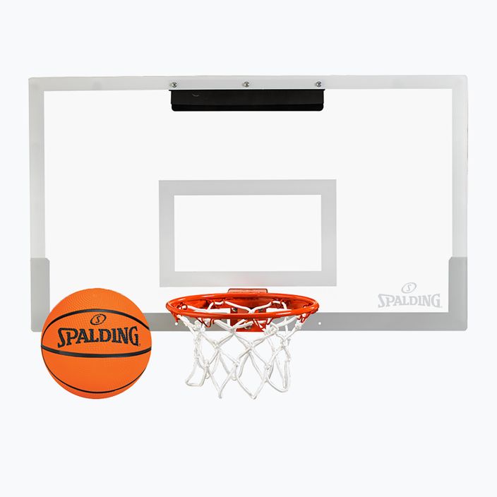 Spalding NBA Arena Slam 180 Pro set mini basket bianco