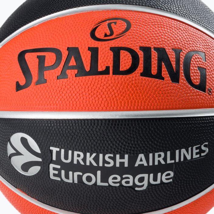 Spalding Euroleague TF-150 Legacy basket arancione/nero taglia 6 3
