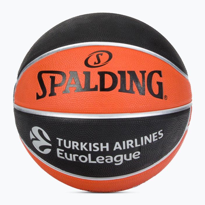 Spalding Euroleague TF-150 Legacy basket arancione/nero taglia 5