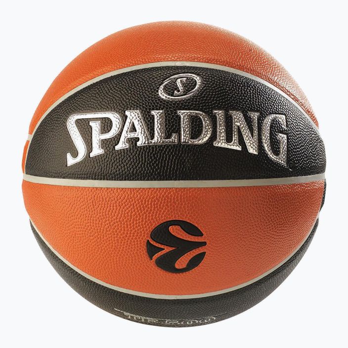 Spalding Euroleague TF-150 Legacy basket arancione/nero taglia 5 6