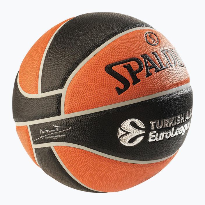 Spalding Euroleague TF-150 Legacy basket arancione/nero taglia 5 7