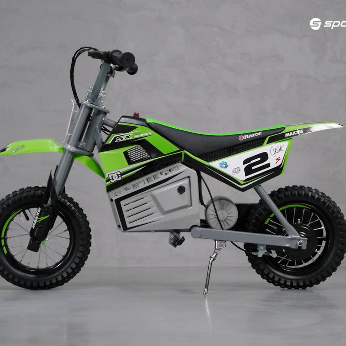 Scooter elettrico per bambini Razor Sx350 Dirt verde 9