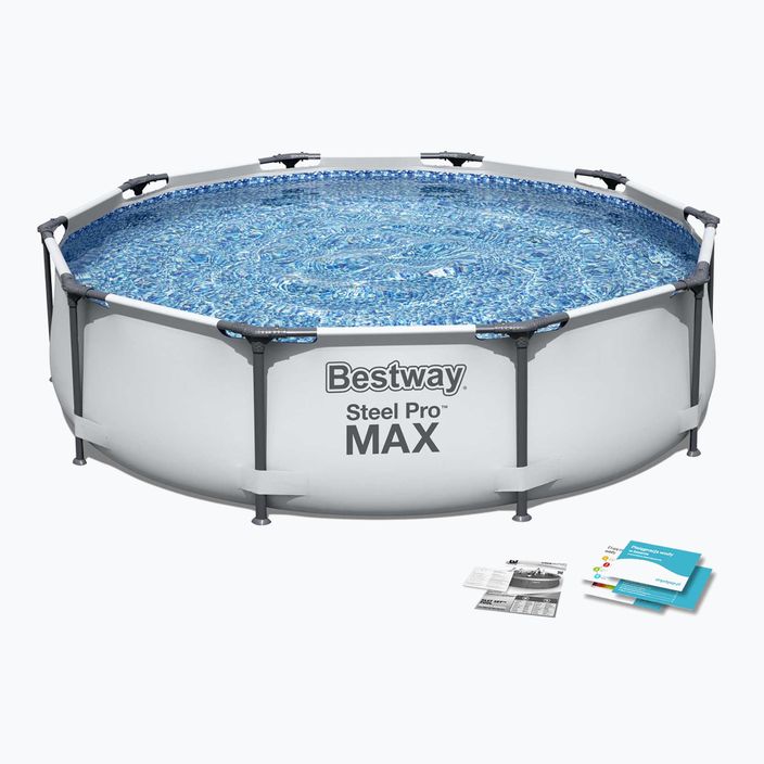 Bestway Steel Pro Max Pool 305 x 76 cm grigio