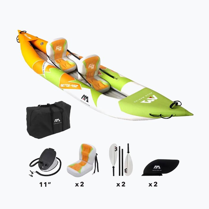 Aqua Marina Betta Recreational Kayak 13'6" Kayak gonfiabile per 2 persone