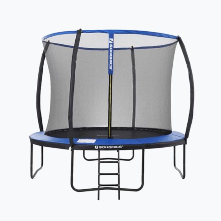 SONGMICS STR12BK 366 cm di trampolino da giardino nero/blu