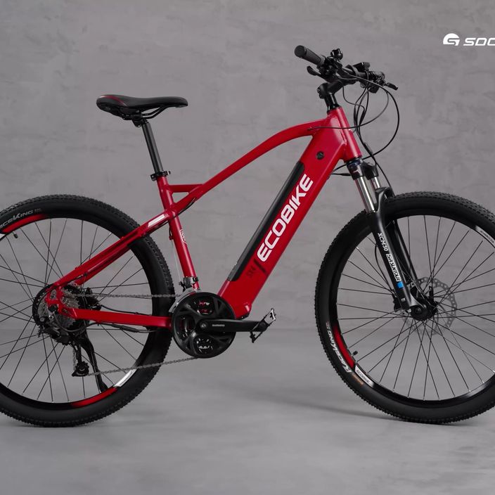 Bicicletta elettrica EcoBike SX4 36V 16Ah 576Wh X-CR LG rosso 7