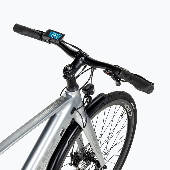 Bicicletta elettrica HIMO C30R Max 36V 10Ah 360Wh argento 6