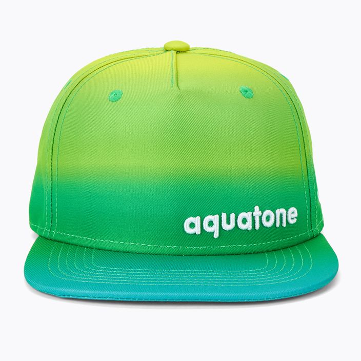 Cappello da baseball verde con logo Aquatone 2