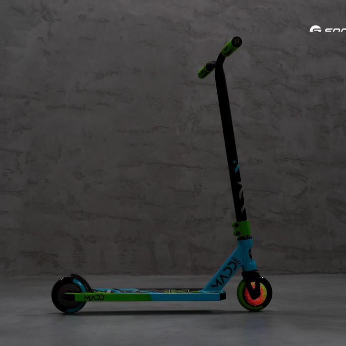 MGP Madd Gear Kick Pro scooter freestyle blu/verde 5