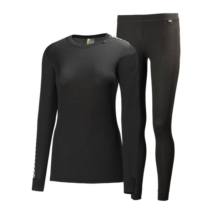 Set intimo termico da donna Helly Hansen HH Comfort Light nero 2