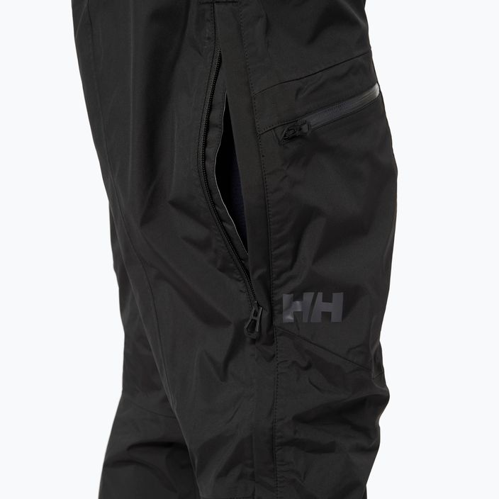 Pantaloni a membrana Helly Hansen da uomo Verglas 3L Shell nero 3