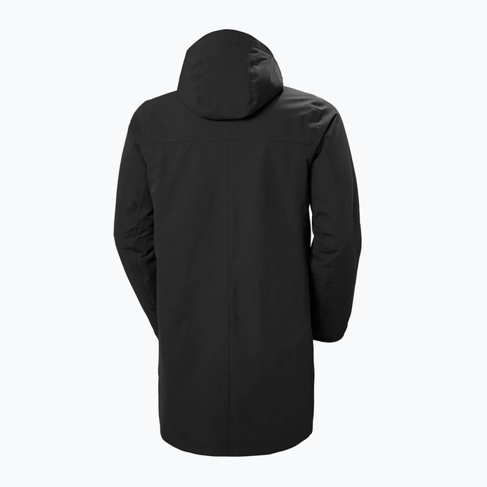 Cappotto invernale da uomo Helly Hansen Mono Material Insulated Rain Coat nero 7