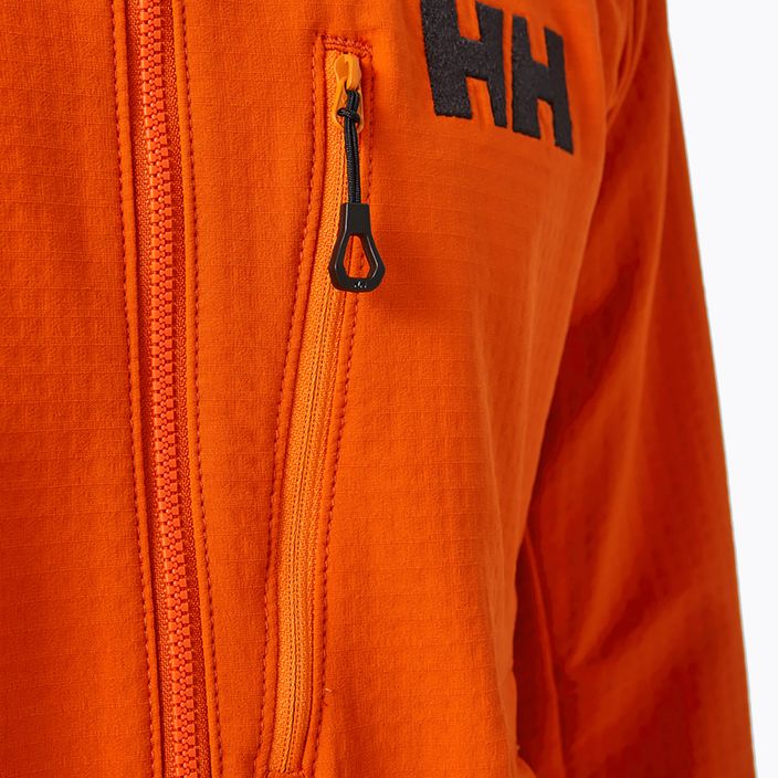Giacca softshell da uomo Helly Hansen Odin Pro Shield patrol arancione 4