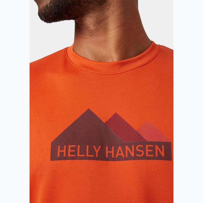 Maglietta da uomo Helly Hansen HH Tech Graphic patrol oran 3