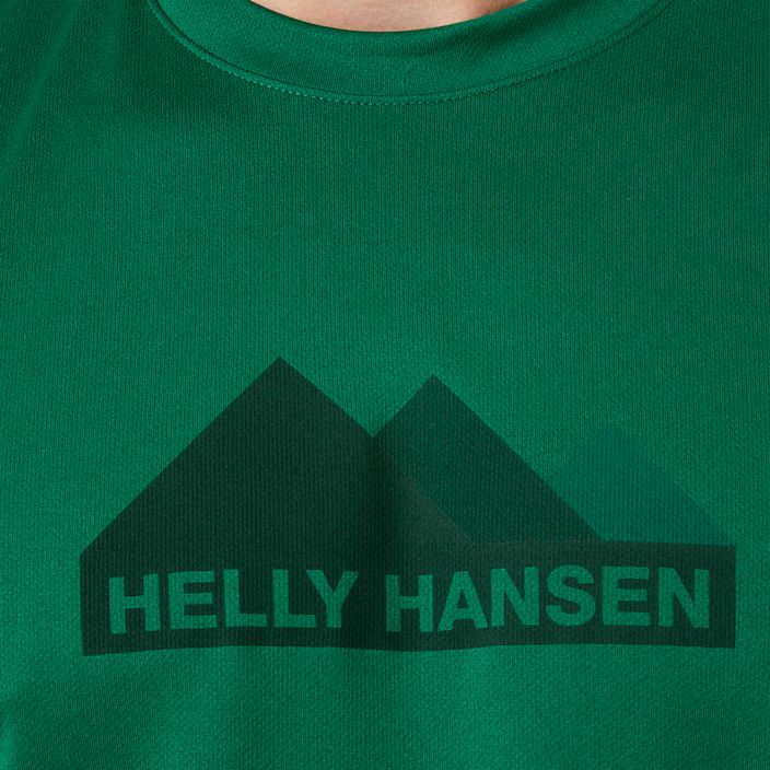 Maglietta trekking uomo Helly Hansen HH Tech Graphic malachite 3