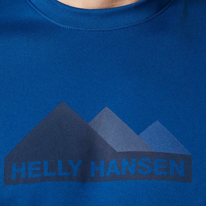 Camicia da trekking Helly Hansen HH Tech Graphic deep fjord da uomo 3