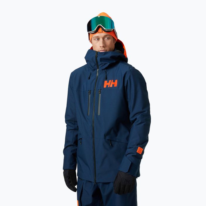 Helly Hansen giacca da sci da uomo Garibaldi 2.0 ocean melange