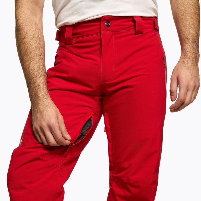 Pantaloni da sci da uomo Helly Hansen Legendary Insulated rosso 4