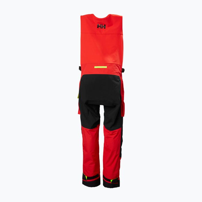 Pantaloni da vela da uomo Helly Hansen Aegir Race Salopette 2.0 alert rosso 8