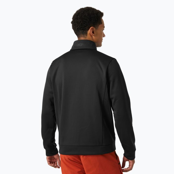 Helly Hansen HP Fleece 2.0 felpa da vela uomo ebano 2