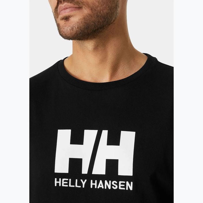 Maglietta Helly Hansen HH Logo uomo nero 3