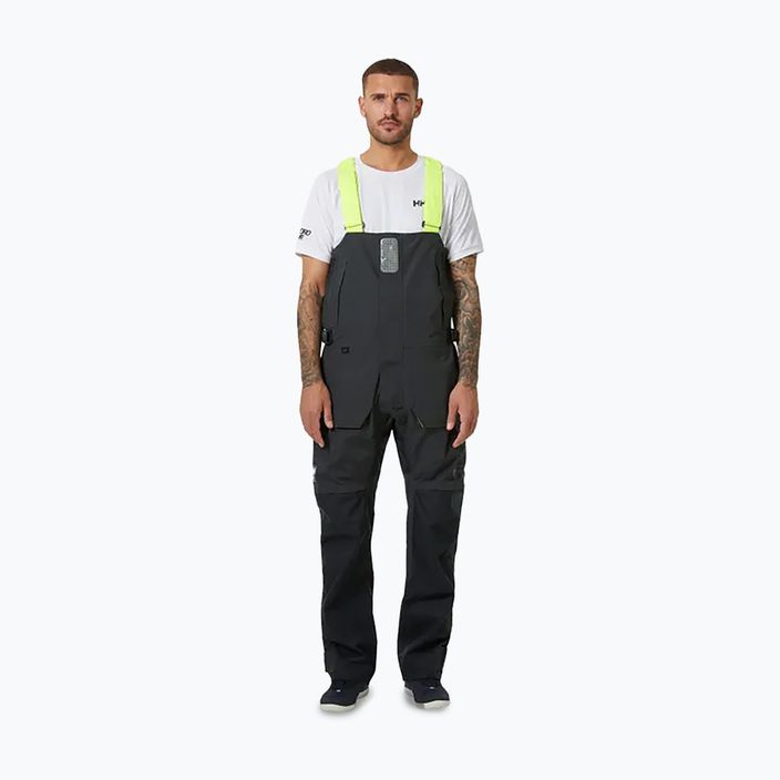 Pantaloni da vela da uomo Helly Hansen Skagen Pro Bib ebano