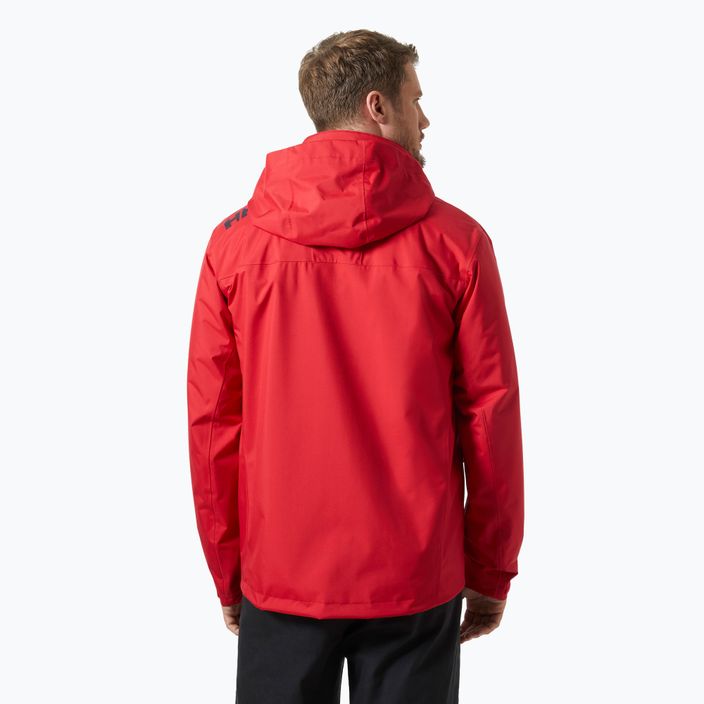 Giacca da vela da uomo Helly Hansen Crew Hooded Midlayer 2 rosso 2