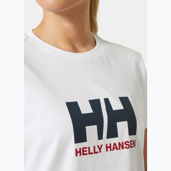 T-shirt Helly Hansen donna Logo 2.0 bianco 3