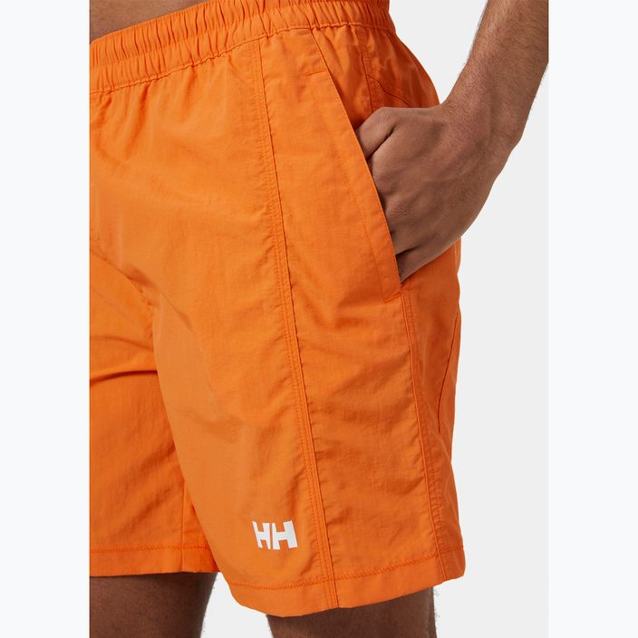 Pantaloncini da bagno Helly Hansen Calshot Trunk da uomo, arancio papavero 3