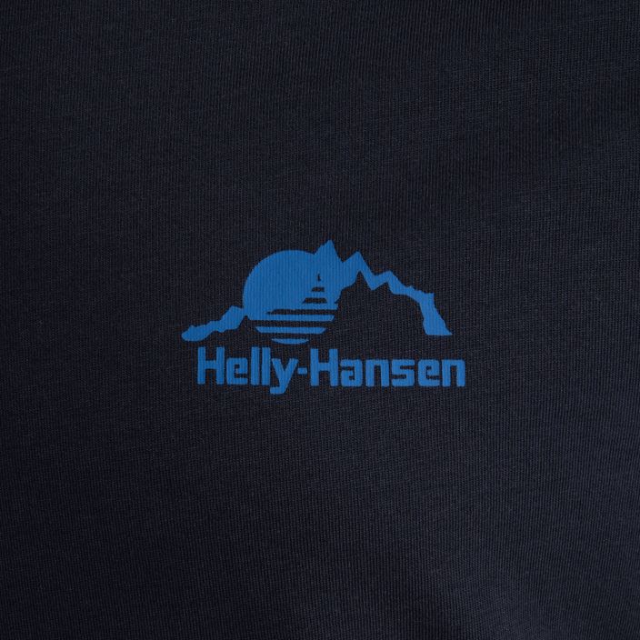 Maniche lunghe trekking uomo Helly Hansen Nord Graphic navy 3