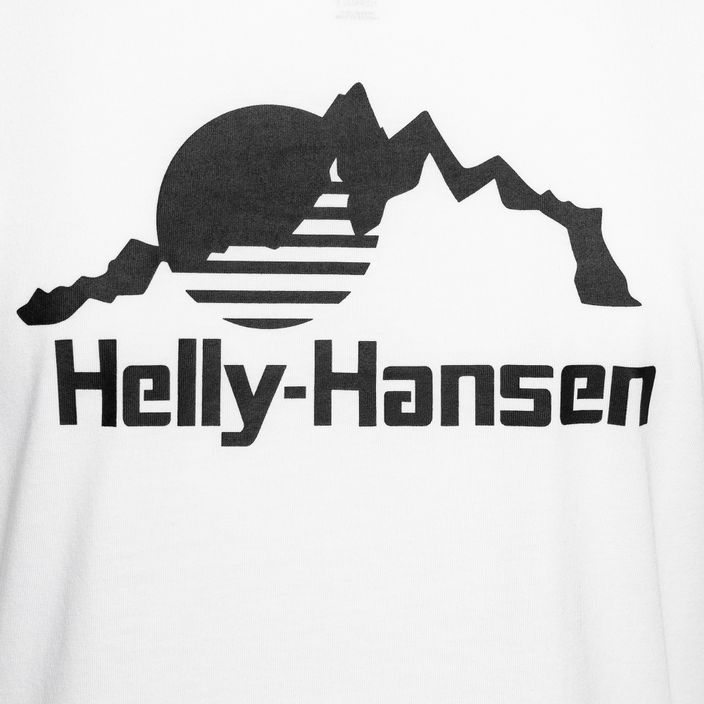 Maglietta Helly Hansen Nord Graphic Drop bianca da donna 4