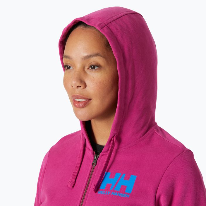 Felpa con cappuccio Helly Hansen HH Logo Donna 2.0 magenta 2.0 3