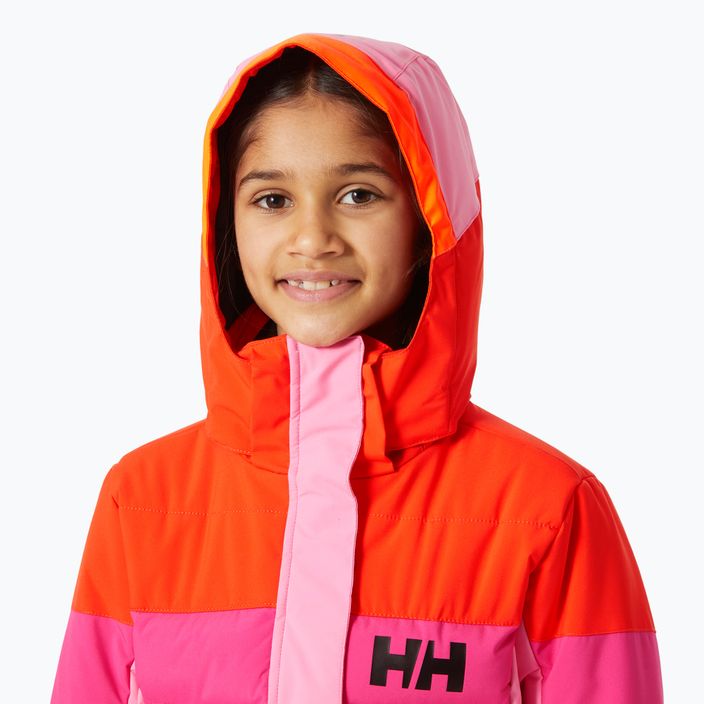 Giacca da sci Helly Hansen per bambini Diamond sugar pink 3