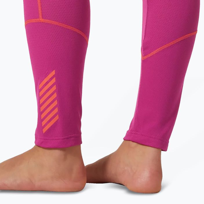 Pantaloni termici attivi da donna Helly Hansen Lifa Active magenta 2.0 4