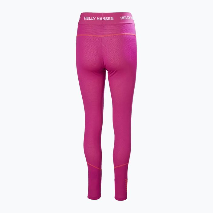 Pantaloni termici attivi da donna Helly Hansen Lifa Active magenta 2.0 6