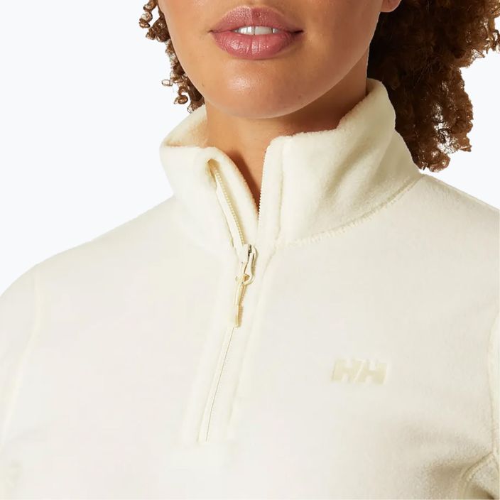 Felpa da trekking da donna Helly Hansen Daybreaker 1/2 Zip snow 3