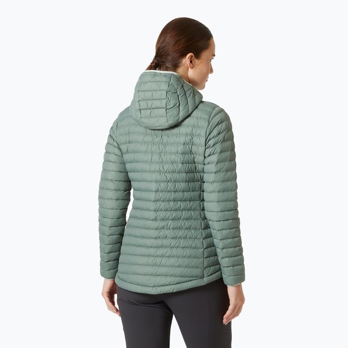 Piumino Helly Hansen da donna Sirdal Insulator con cappuccio grigio cactus 2