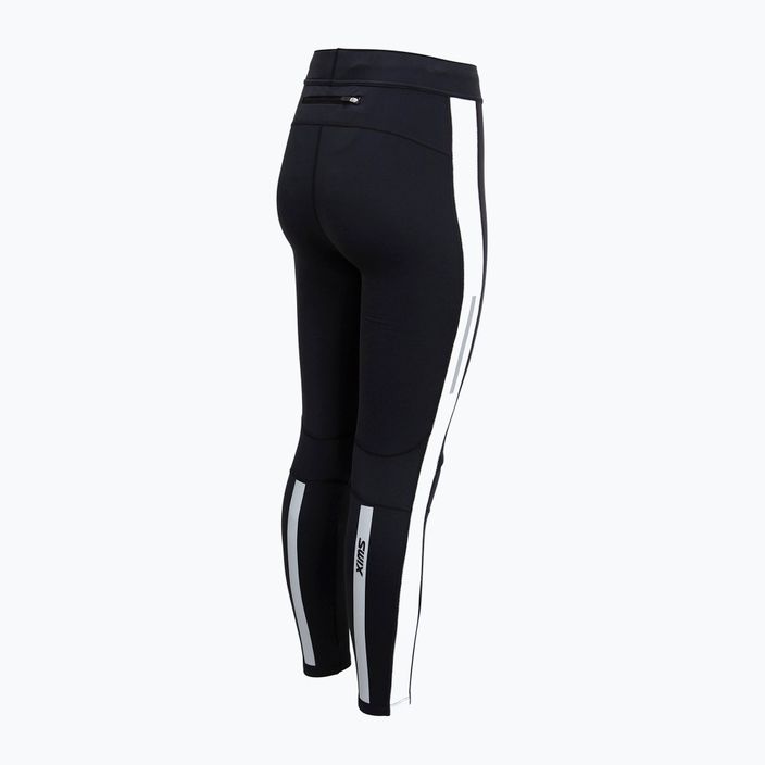 Pantaloni da donna Swix Focus Warm nero/bianco brillante 6