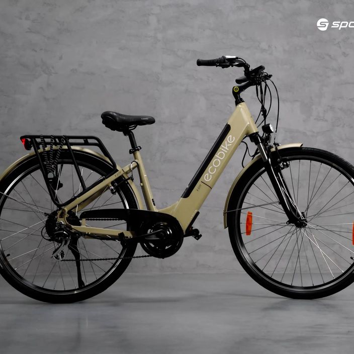 Bicicletta elettrica EcoBike X-City 36V 13Ah 468Wh X-CR LG cappuccino 18