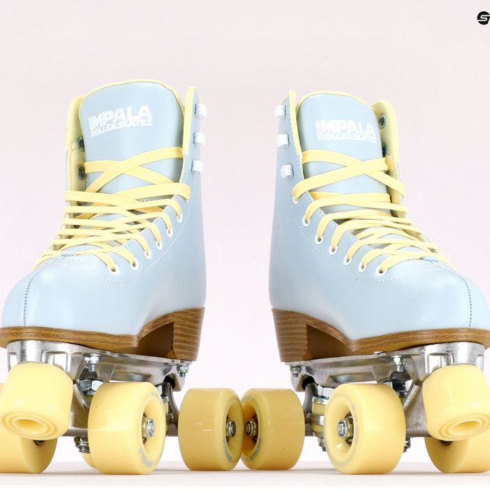 Pattini da donna IMPALA Quad Skate blu cielo giallo 12